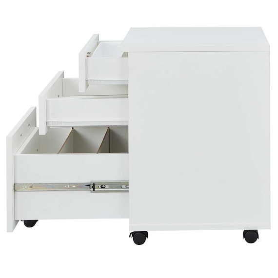 デスク+ワゴン2点セット(MGN 800 OAK/WH) 13枚目画像