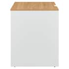 デスク(MGN 800 OAK/WH) 4枚目画像