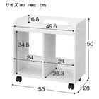 キャスターラック(MGN WH) 11枚目画像