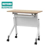 会議用テーブル(NT-NF10 スチール幕板付き 幅75×奥行き45/60cm)