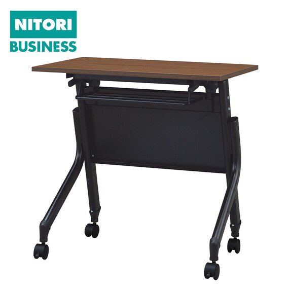 会議用テーブル(NT-7545 NF10 スチール幕板付き WN/BK) 1枚目画像
