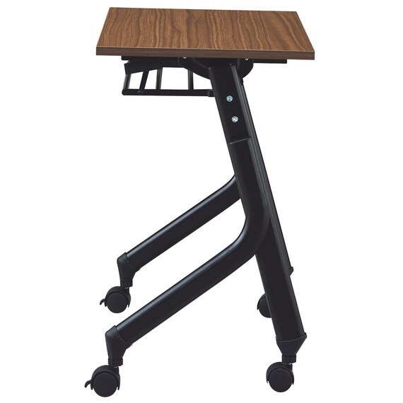 会議用テーブル(NT-7545 NF10 スチール幕板付き WN/BK) 4枚目画像