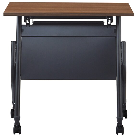 会議用テーブル(NT-7545 NF10 スチール幕板付き WN/BK) 6枚目画像