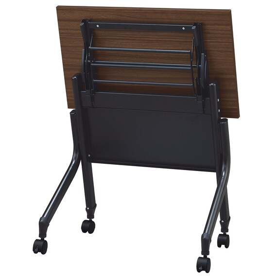 会議用テーブル(NT-7545 NF10 スチール幕板付き WN/BK) 7枚目画像