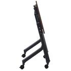 会議用テーブル(NT-7545 NF10 スチール幕板付き WN/BK) 8枚目画像