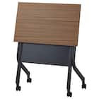 会議用テーブル(NT-7545 NF10 スチール幕板付き WN/BK) 9枚目画像