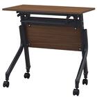 会議用テーブル(NT-7545 NF10 木目幕板付き WN/BK) 2枚目画像