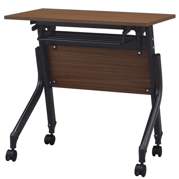 会議用テーブル(NT-7545 NF10 木目幕板付き WN/BK) 2枚目画像