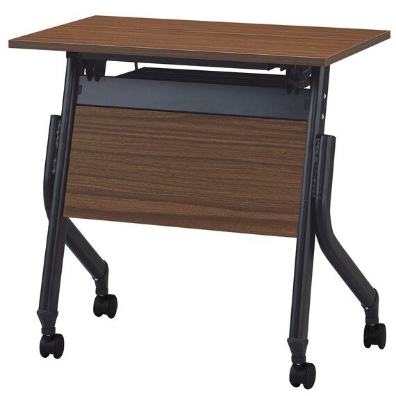 会議用テーブル(NT-7545 NF10 木目幕板付き WN/BK) 5枚目画像