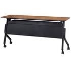 会議用テーブル(NT-15045 NF10 スチール幕板 WN/BK) 5枚目画像