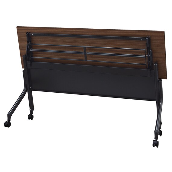 会議用テーブル(NT-15045 NF10 スチール幕板 WN/BK) 7枚目画像