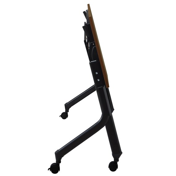 会議用テーブル(NT-15045 NF10 スチール幕板 WN/BK) 8枚目画像