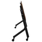 会議用テーブル(NT-15045 NF10 スチール幕板 WN/BK) 8枚目画像