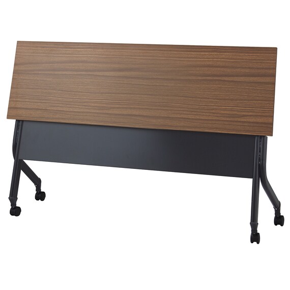 会議用テーブル(NT-15045 NF10 スチール幕板 WN/BK) 9枚目画像