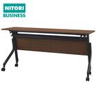 会議用テーブル(NT-15045 NF10 木目幕板 WN/BK) 1枚目画像