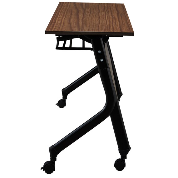 会議用テーブル(NT-15045 NF10 木目幕板 WN/BK) 4枚目画像