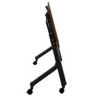 会議用テーブル(NT-15045 NF10 木目幕板 WN/BK) 8枚目画像