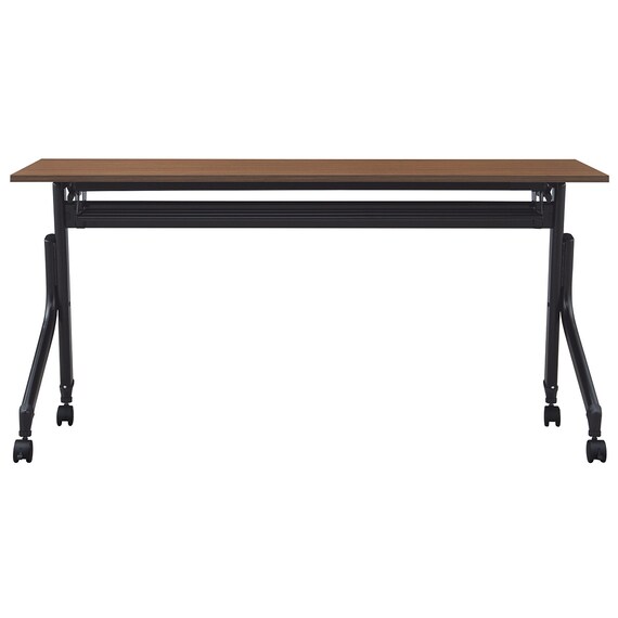 会議用テーブル(NT-15045 NF10 WN/BK) 3枚目画像