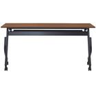 会議用テーブル(NT-15045 NF10 WN/BK) 6枚目画像