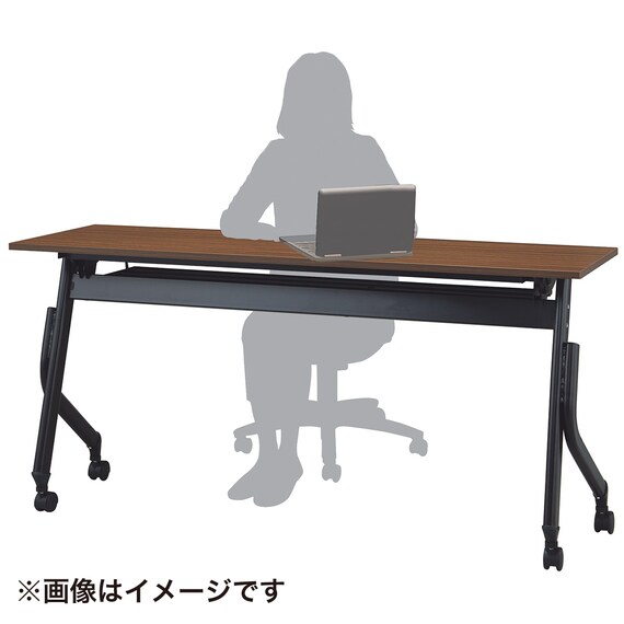 会議用テーブル(NT-15045 NF10 WN/BK) 13枚目画像