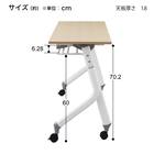 会議用テーブル(NT-15045 NF10 WN/BK) 15枚目画像