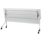 会議用テーブル(NT-18045 NF10 スチール幕板 WH) 7枚目画像