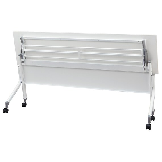 会議用テーブル(NT-18045 NF10 スチール幕板 WH) 7枚目画像