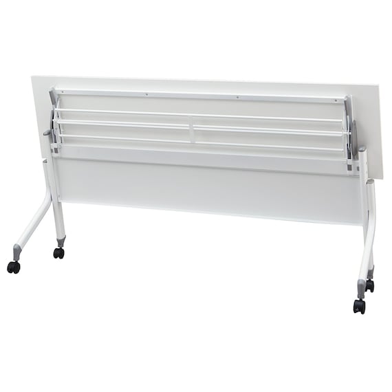 会議用テーブル(NT-18045 NF10 スチール幕板 WH) 7枚目画像