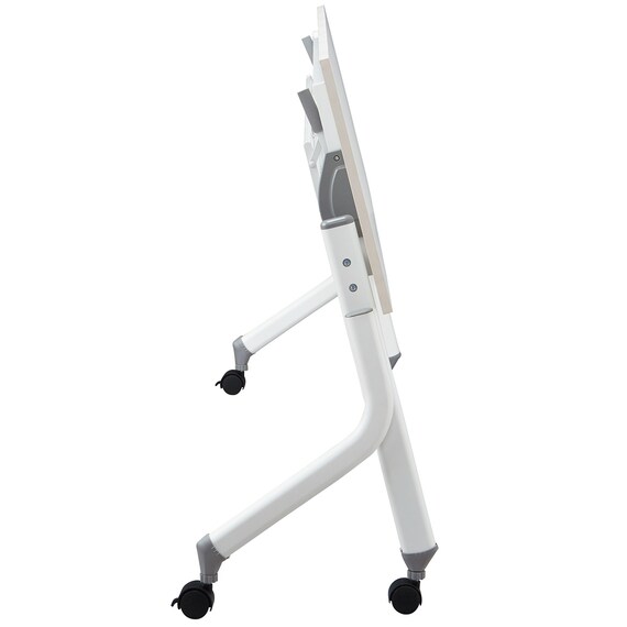 会議用テーブル(NT-18045 NF10 スチール幕板 WH) 8枚目画像