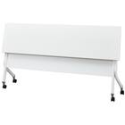 会議用テーブル(NT-18045 NF10 スチール幕板 WH) 9枚目画像