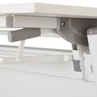 会議用テーブル(NT-18045 NF10 スチール幕板 WH) 11枚目画像