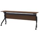 会議用テーブル(NT-18045 NF10 木目幕板 WN/BK) 2枚目画像