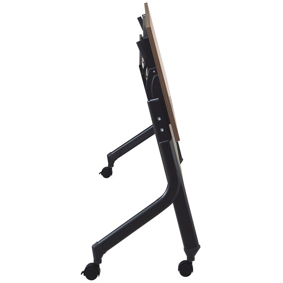 会議用テーブル(NT-18045 NF10 木目幕板 WN/BK) 8枚目画像