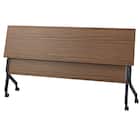 会議用テーブル(NT-18045 NF10 木目幕板 WN/BK) 9枚目画像