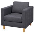 1人用布張りソファ(WD11S  DGY) 2枚目画像