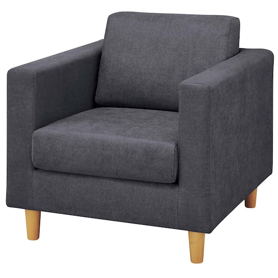 1人用布張りソファ(WD11S DGY) 2枚目画像