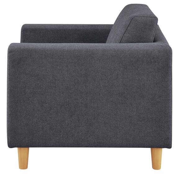 1人用布張りソファ(WD11S  DGY) 4枚目画像