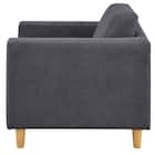 1人用布張りソファ(WD11S DGY) 4枚目画像