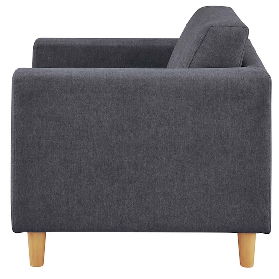 1人用布張りソファ(WD11S DGY) 4枚目画像