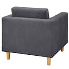 1人用布張りソファ(WD11S DGY) 5枚目画像