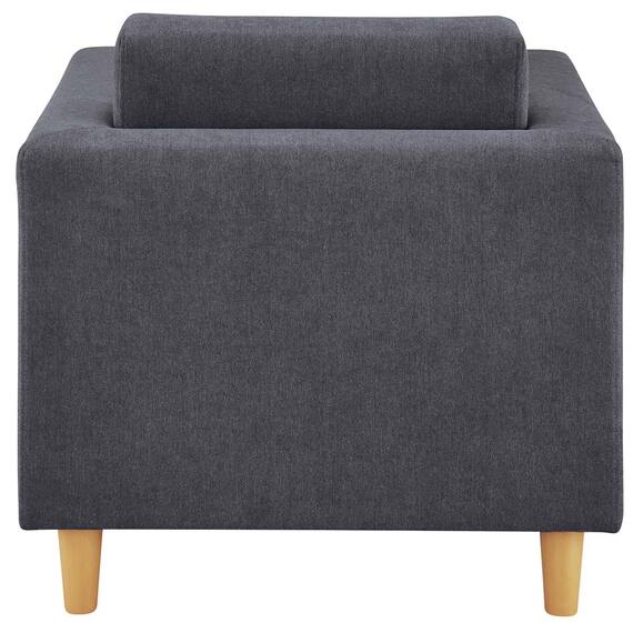 1人用布張りソファ(WD11S  DGY) 6枚目画像