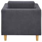 1人用布張りソファ(WD11S DGY) 6枚目画像