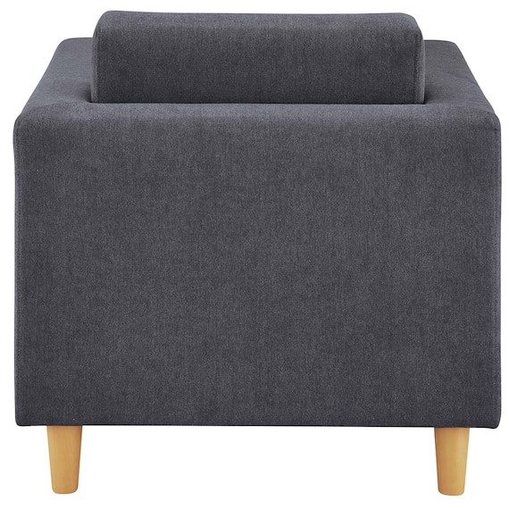 1人用布張りソファ(WD11S DGY) 6枚目画像