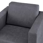 1人用布張りソファ(WD11S DGY) 8枚目画像