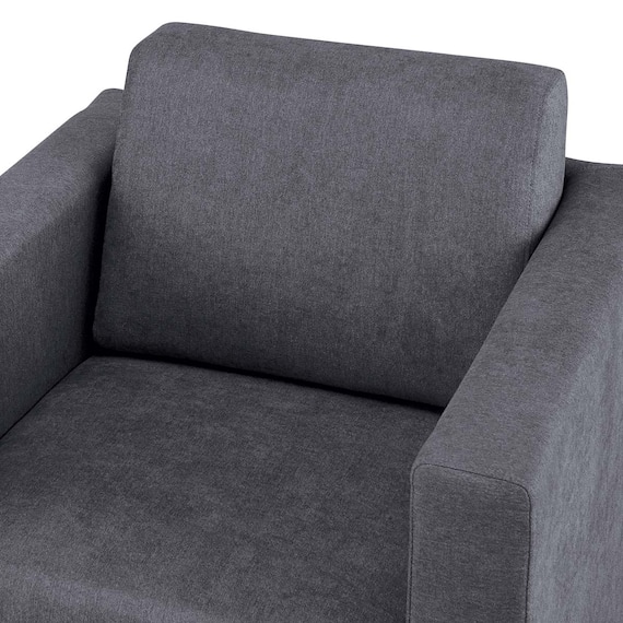 1人用布張りソファ(WD11S DGY) 8枚目画像