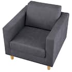 1人用布張りソファ(WD11S DGY) 9枚目画像