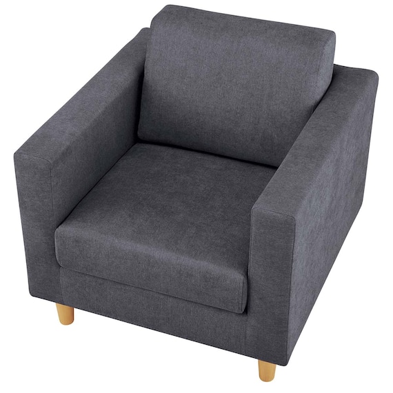 1人用布張りソファ(WD11S DGY) 9枚目画像