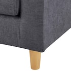 1人用布張りソファ(WD11S DGY) 10枚目画像