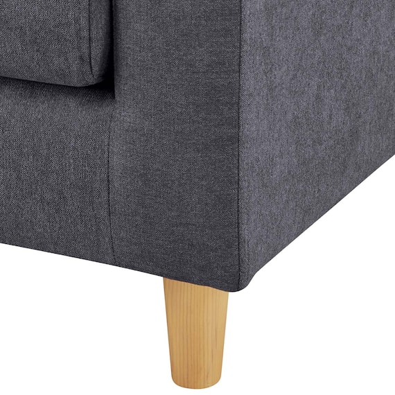 1人用布張りソファ(WD11S DGY) 10枚目画像