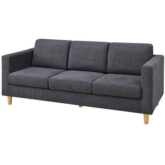 3人用布張りソファ(WD11S DGY) 2枚目画像